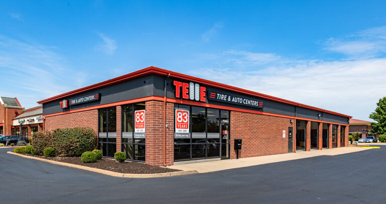 The exterior of the Telle Tire & Auto Centers location in Chesterfield, MO.